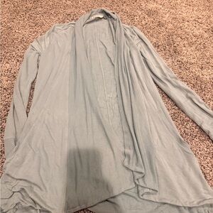 Athleta Sage Green Open Front Cardigan